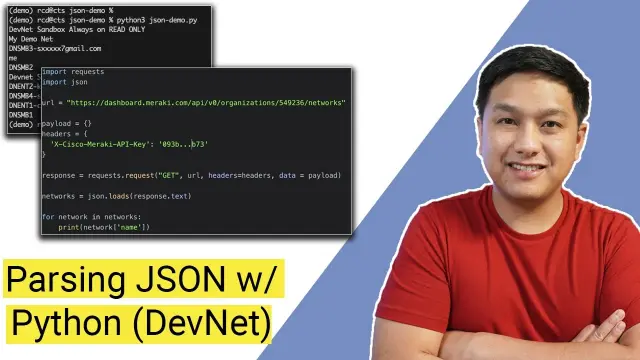 Парсинг JSON с помощью Python